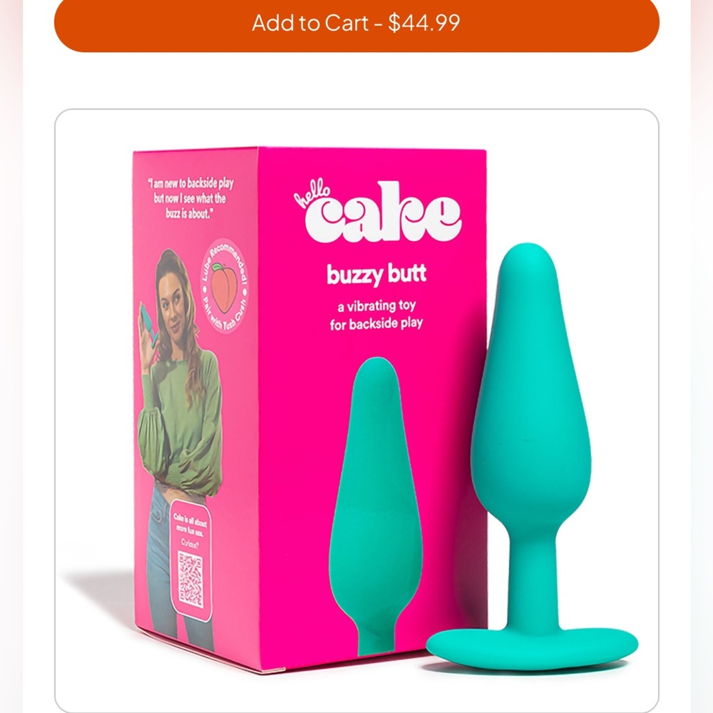Hello cake | Buzzy Plug A Vibrating Toy For Backside Play Rechargeable Pleasure